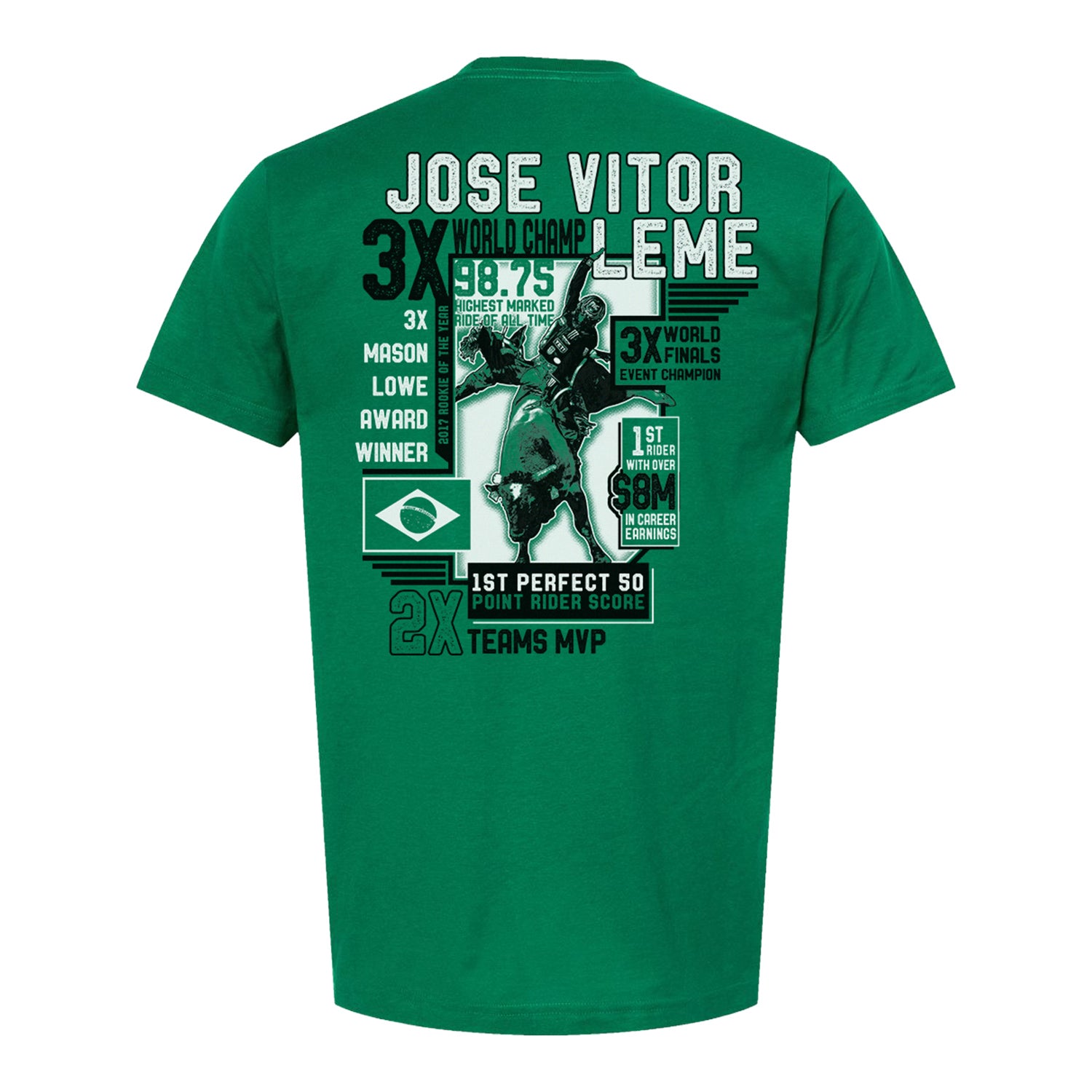 Jose Vitor Leme Accolades T-Shirt - Back View