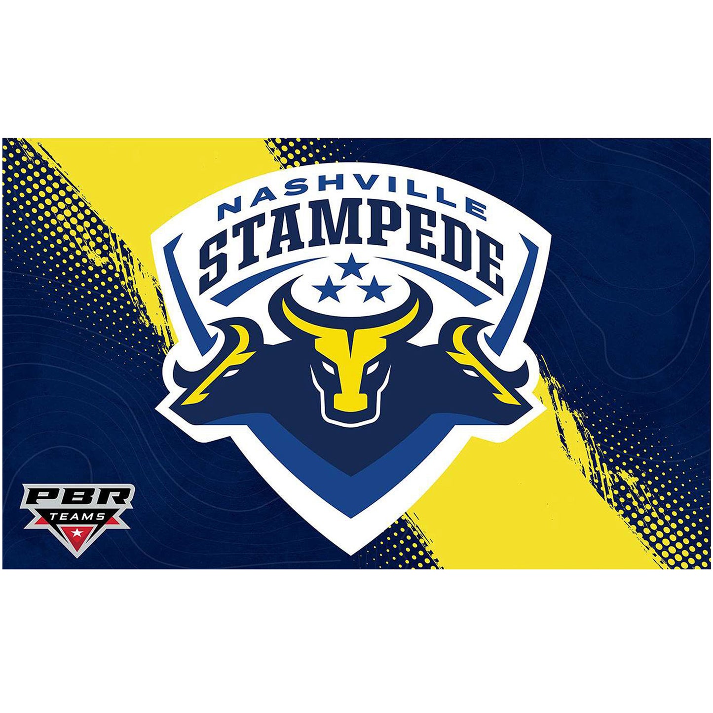 Nashville Stampede 3' x 5' Team Flag