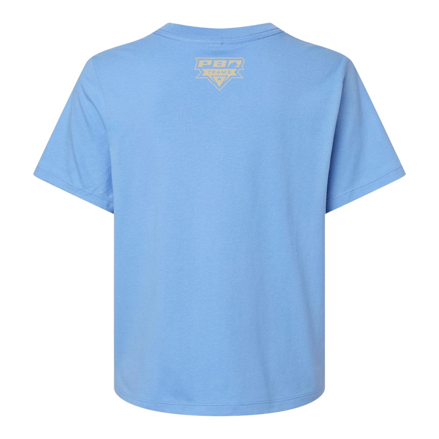 Oklahoma Wildcatters Ladies Boxy Cropped T-Shirt - Blue
