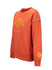 Ladies PBR 30th Anniversary Crew Sweater in Orange - Left Side View