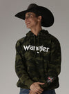 PBR Wrangler Camouflage Hoodie - Front Model View, Dalton Kasel