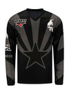 Arizona Ridge Riders Jersey in Black and Grey - Front View