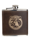 PBR 30th Anniversary Boxed Flask Set in Brown - Flask View