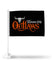 Kansas City Outlaws Fan Pack, Car Flag in Black - Front View