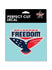 Oklahoma Freedom 6x6 Decal - Front View