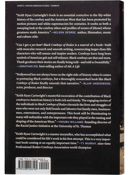 Black Cowboys of Rodeo by Keith Ryan Cartwright - Back Cover