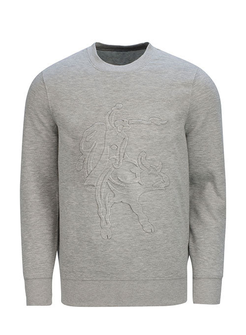 Embossed Bull & Rider Sweatshirt