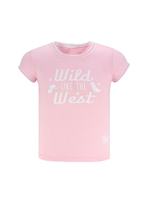 PBR Pink Wild Like the West Toddler T-Shirt - Front View