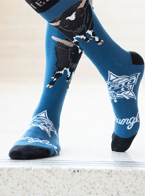 PBR Spotted Demon Sock - Model Shot