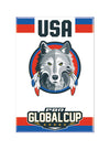 PBR Global Cup USA Wolves Magnet