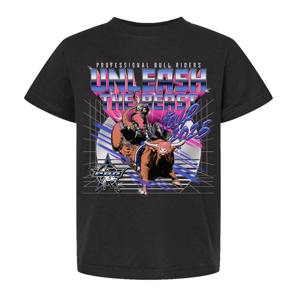 Youth 2025 Unleash the Beast Retro T-Shirt - Front View