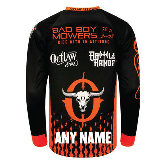Kansas City Outlaws Personalized Jersey - Back Any Name View