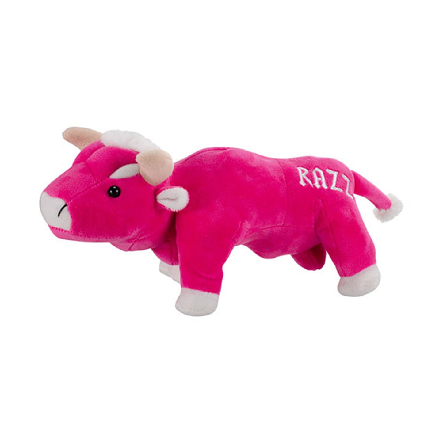 Razz Plush Bull - Left Side View