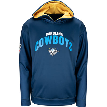 Carolina Cowboys Hoodie in Dark Blue - Front View