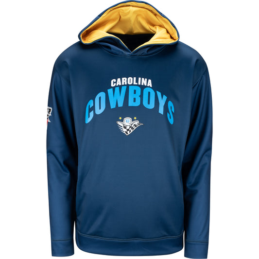 Carolina Cowboys Hoodie in Dark Blue - Front View