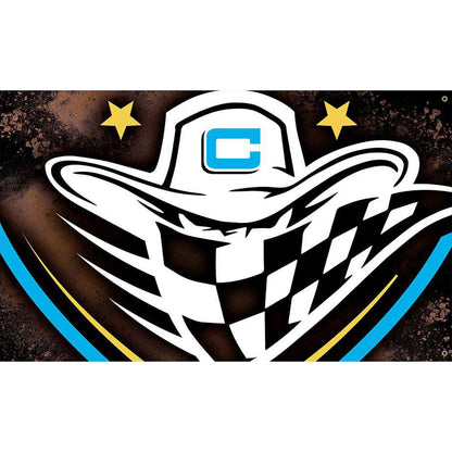 Carolina Cowboys 3' x5' Team Flag - Back Side