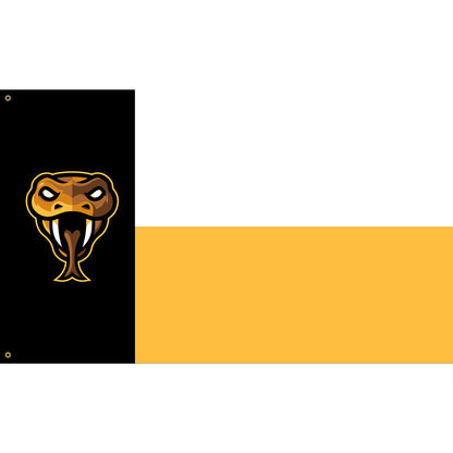 Texas Rattlers 3' x 5' Team Flag - Front View