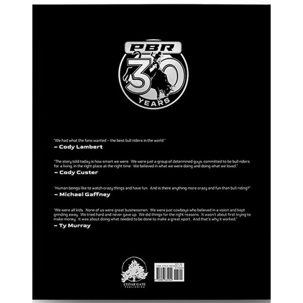 PBR: Celebrating 30 Years Commemorative Coffee Table Book - Back View