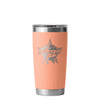 PBR UTB YETI® Rambler 20 oz. Country Peach Tumbler with MagSlider™ Lid