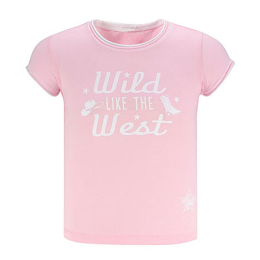 Pink Wild Like the West Toddler T-Shirt - Front View