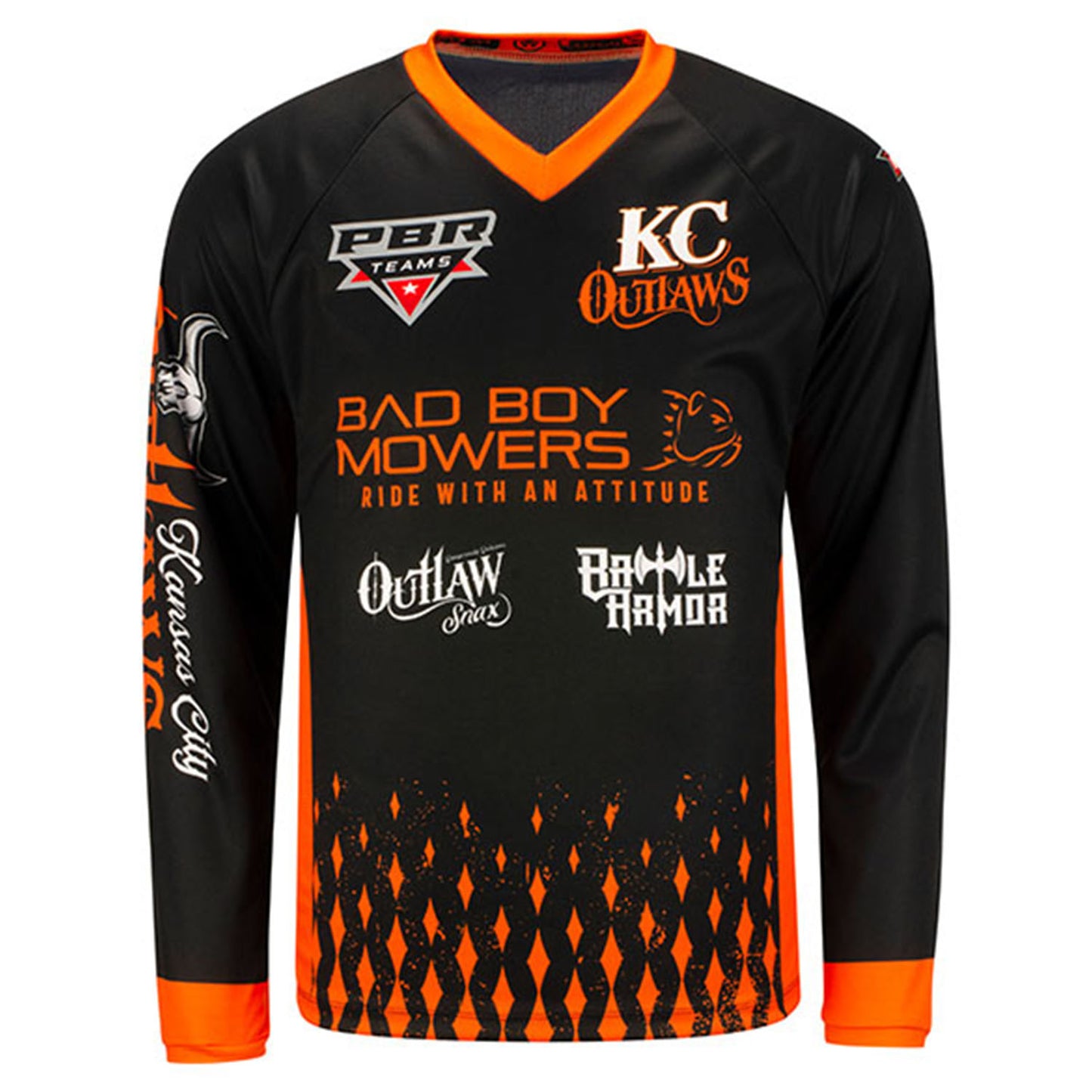 Kansas City Outlaws Jersey - Front View