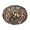 PBR Golden Rider Icon Belt Buckle