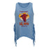 PBR Youth Girls Fringe Tank - Front View
