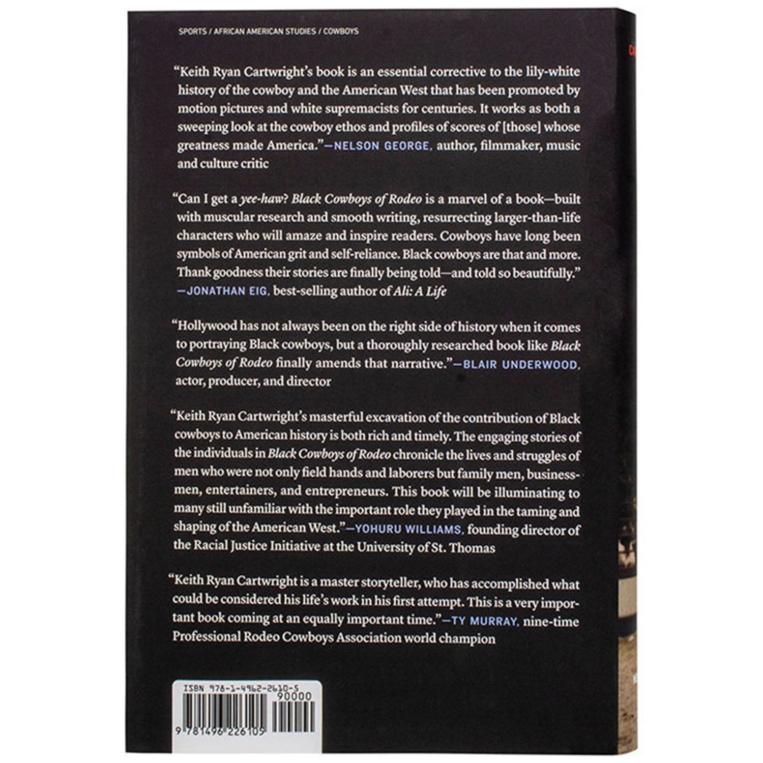 Black Cowboys of Rodeo by Keith Ryan Cartwright - Back View