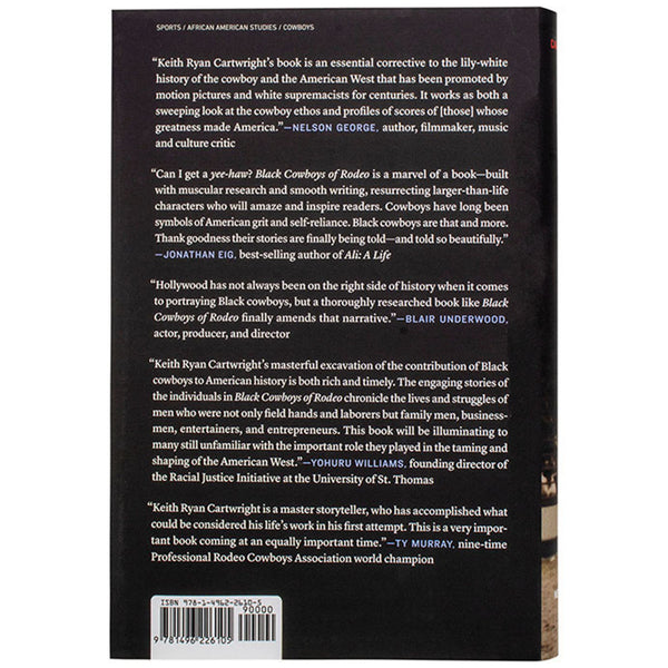 Black Cowboys of Rodeo by Keith Ryan Cartwright - Back View