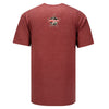 PBR Mugshot Bull Shirt in Red - Back View