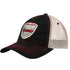 PBR Velocity Tour Hat in Black and Grey - Angled Right View