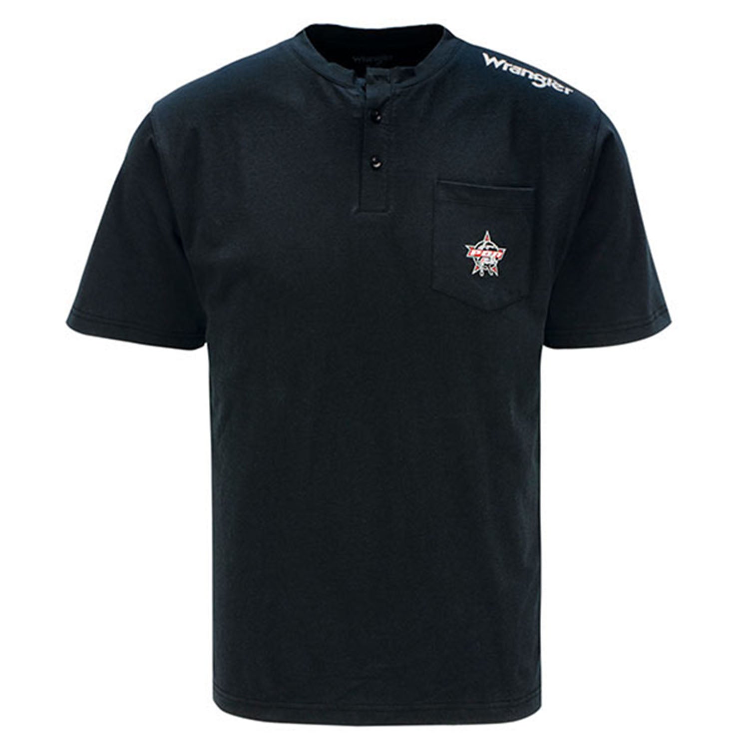 Wrangler Henley Pocket T-Shirt - Front View