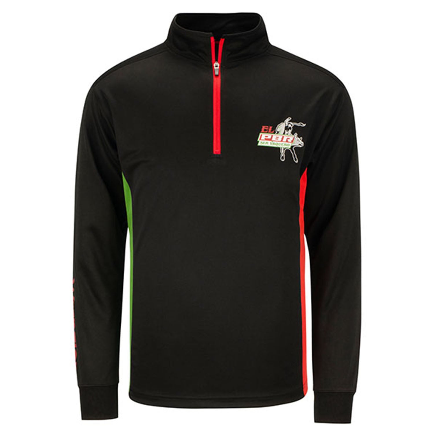 "El PBR" Wrangler Quarter Zip - Front View