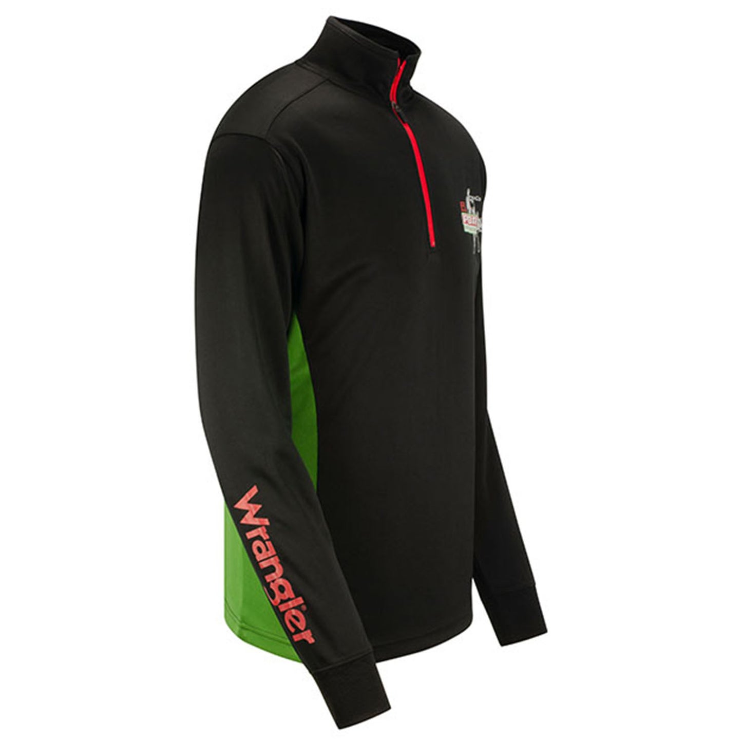 "El PBR" Wrangler Quarter Zip - Angled Right Side View