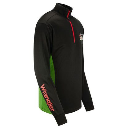"El PBR" Wrangler Quarter Zip - Angled Right Side View