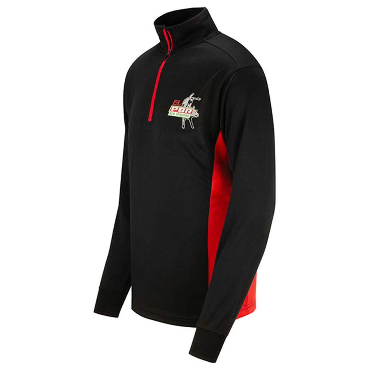 "El PBR" Wrangler Quarter Zip - Angled Left Side View