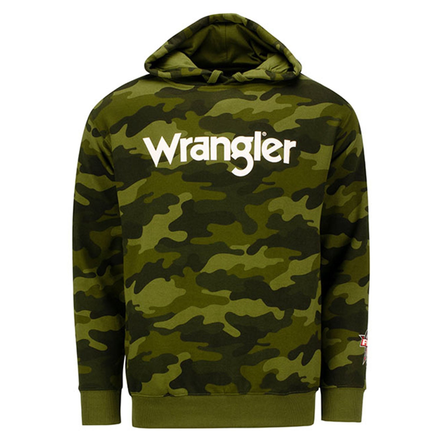 Wrangler Camouflage Hoodie - Front View