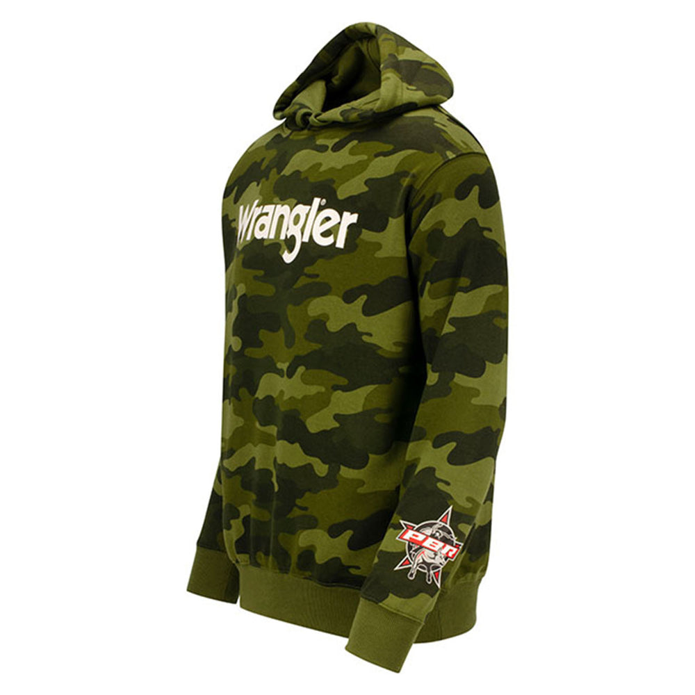 Wrangler Camouflage Hoodie - Angled Left Side View