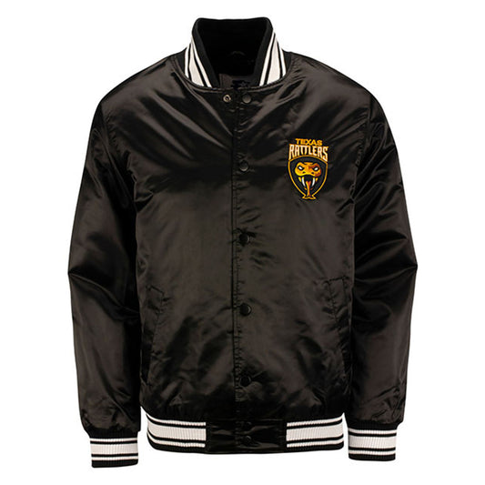 Texas Rattlers Satin Starter Jacket - Front View