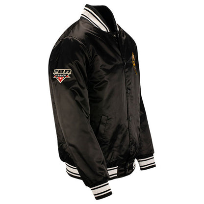 Texas Rattlers Satin Starter Jacket - Angled Right Side View