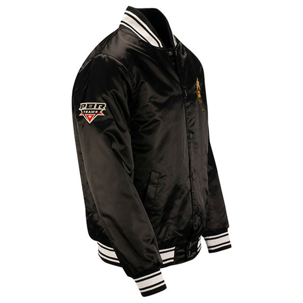 Texas Rattlers Satin Starter Jacket - Angled Right Side View