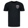 PBR Velocity Tour 2023 Routing T-Shirt in Black - Front View