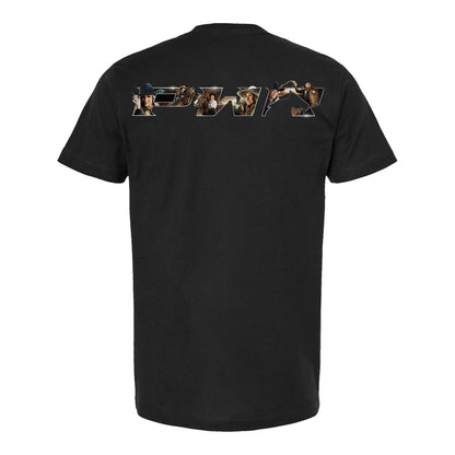 PWR Logo Icons T-Shirt - Black