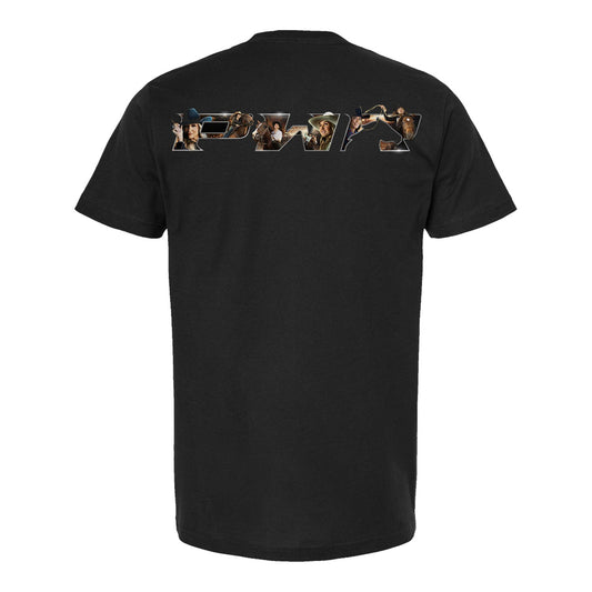 PWR Logo Icons T-Shirt - Black