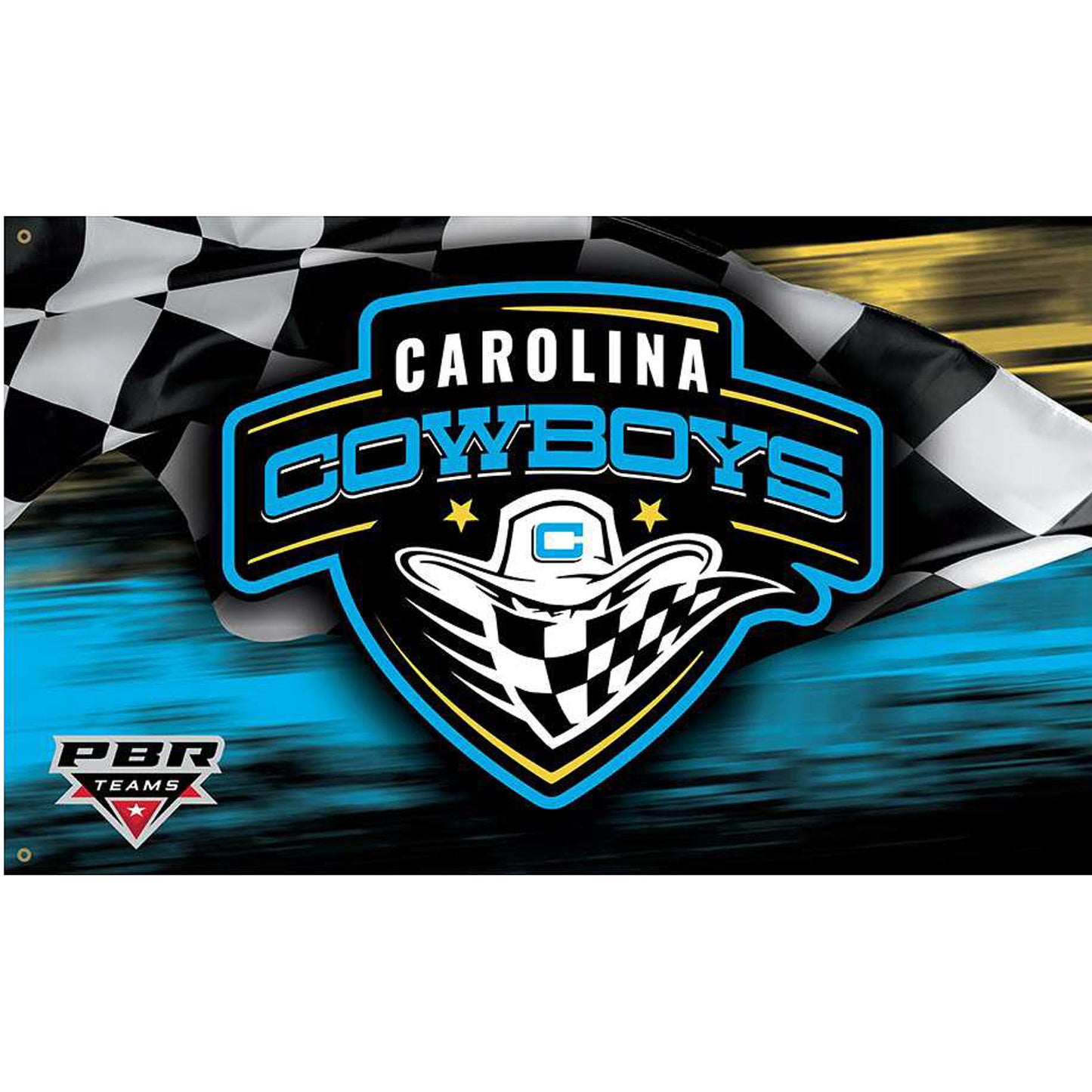 Carolina Cowboys 3' x 5' Team Flag - Front View