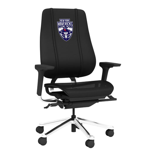 New York Mavericks Phantom X Mesh Chair - Angled Right Front View
