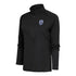 Ladies New York Mavericks Tribute 1/4 Zip Pullover - Front View