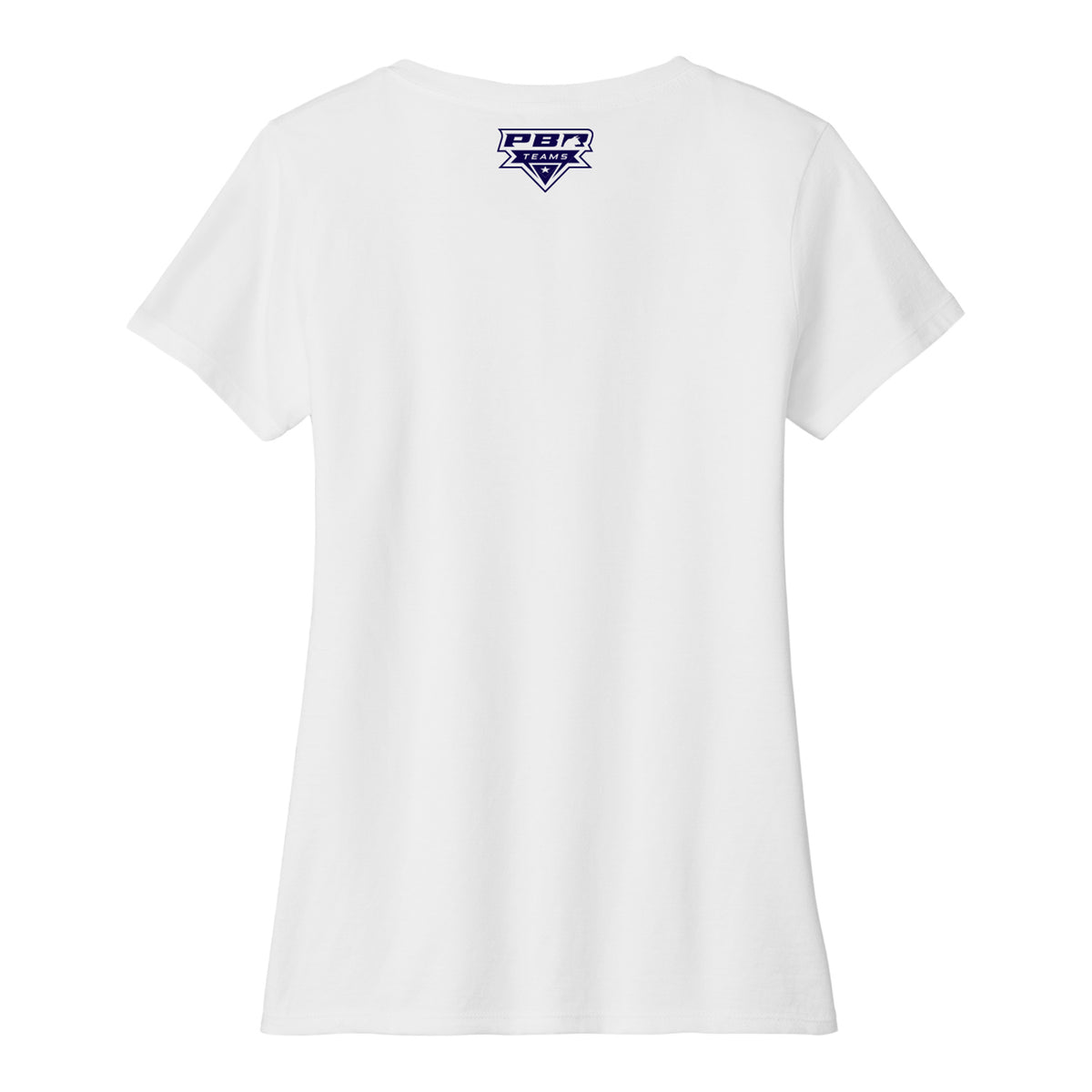 PBR Ladies New York Mavericks V-Neck T-Shirt - White