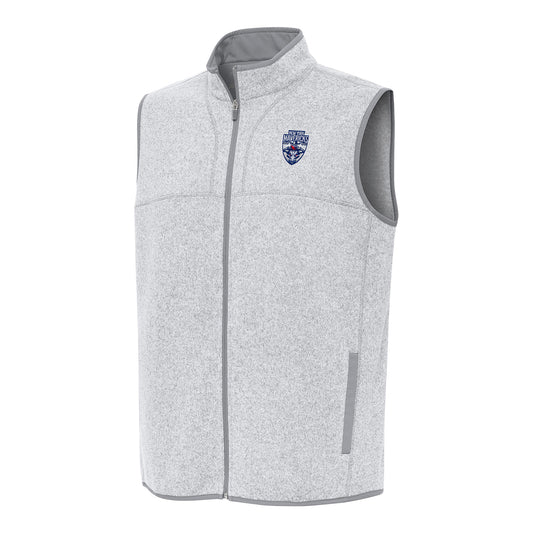 PBR x Antigua New York Mavericks Fortune Vest - Light Grey Heather