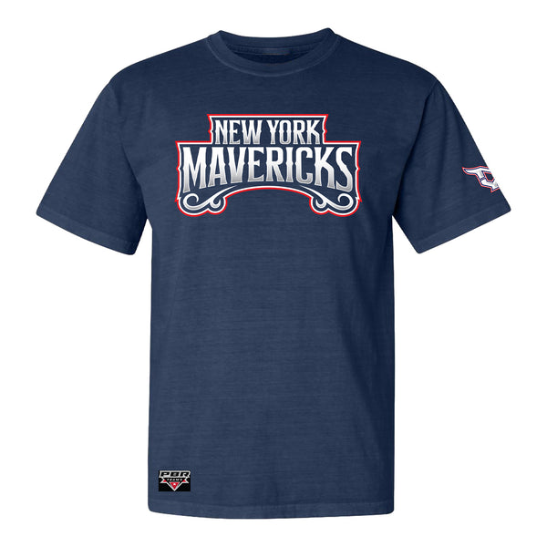 New York Mavericks Icon T-Shirt in Midnight - Front View